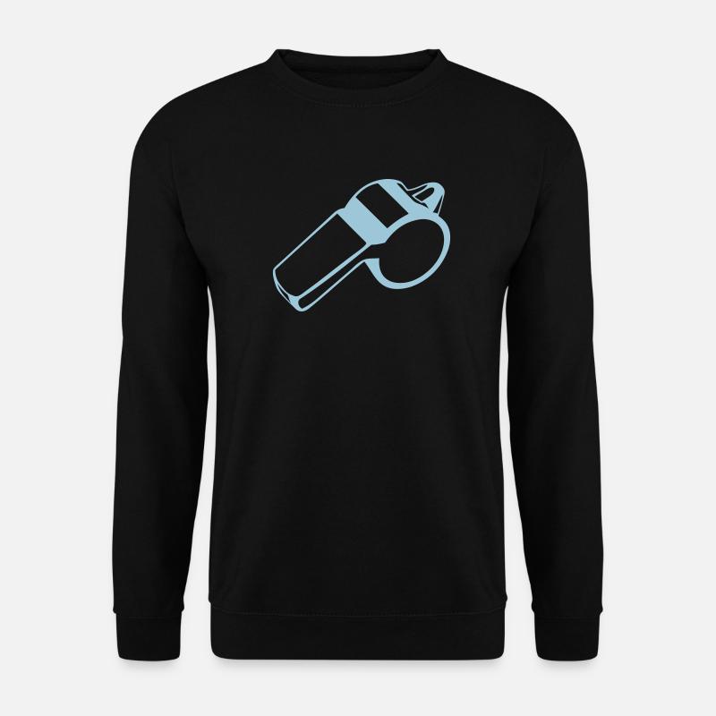 whistle referee whistle 1 - Unisex Sweatshirt - black