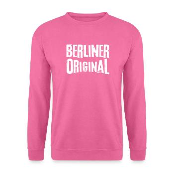 Berliner original Berlin berline né natal - Sweat-shirt Unisexe - rose - Devant