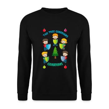 Les gardiens des arbres - Sweat-shirt Unisexe - noir - Devant - Alina (178cm) & Michal (187cm)