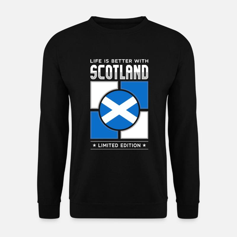 Scotland - Unisex Pullover - Schwarz