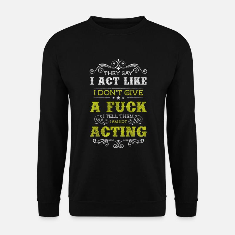 Devise antisociale des rebelles - Sweat-shirt Unisexe - noir