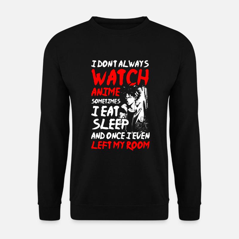 Cosplay Senpai Comic Nerd - Unisex Pullover - Schwarz