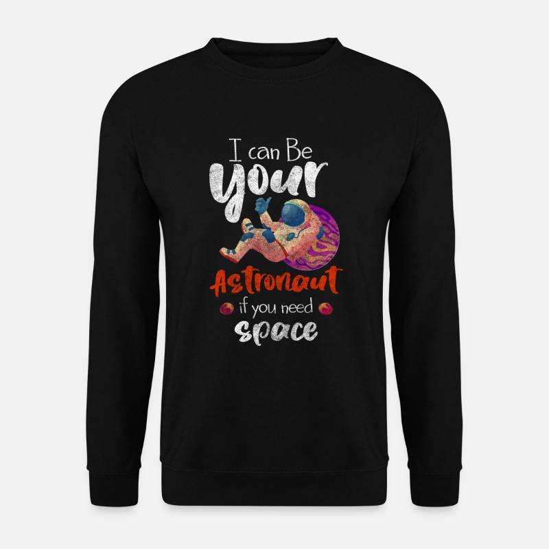 Astronaut Raumfahrt Raumanzug Rakete - Unisex Pullover - Schwarz