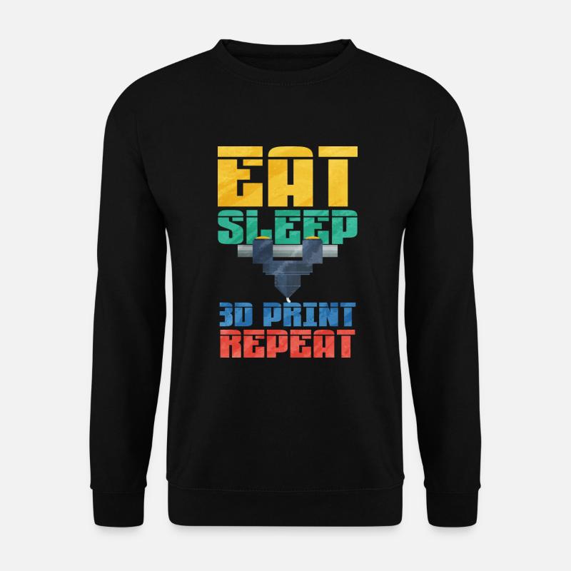 3D Printing - Unisex Sweatshirt - black