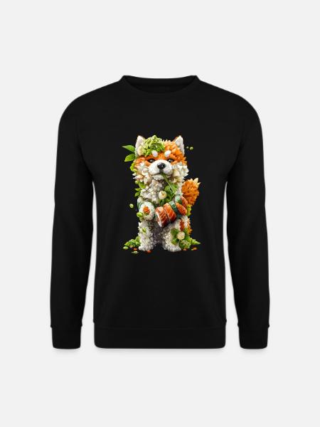 Akita Sushi - Sweat-shirt Unisexe - noir
