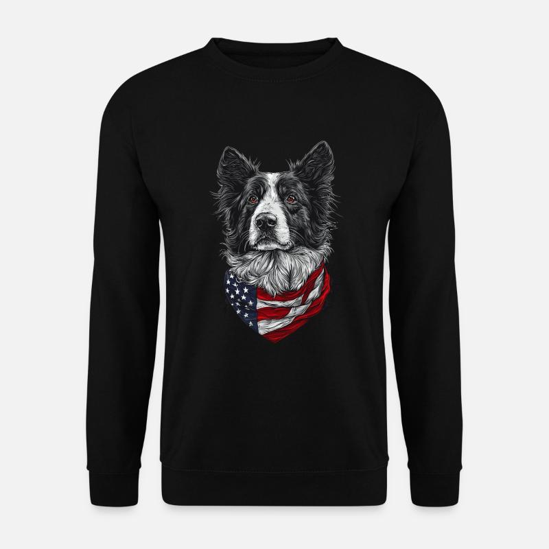 Border Collie - Unisex Pullover - Schwarz
