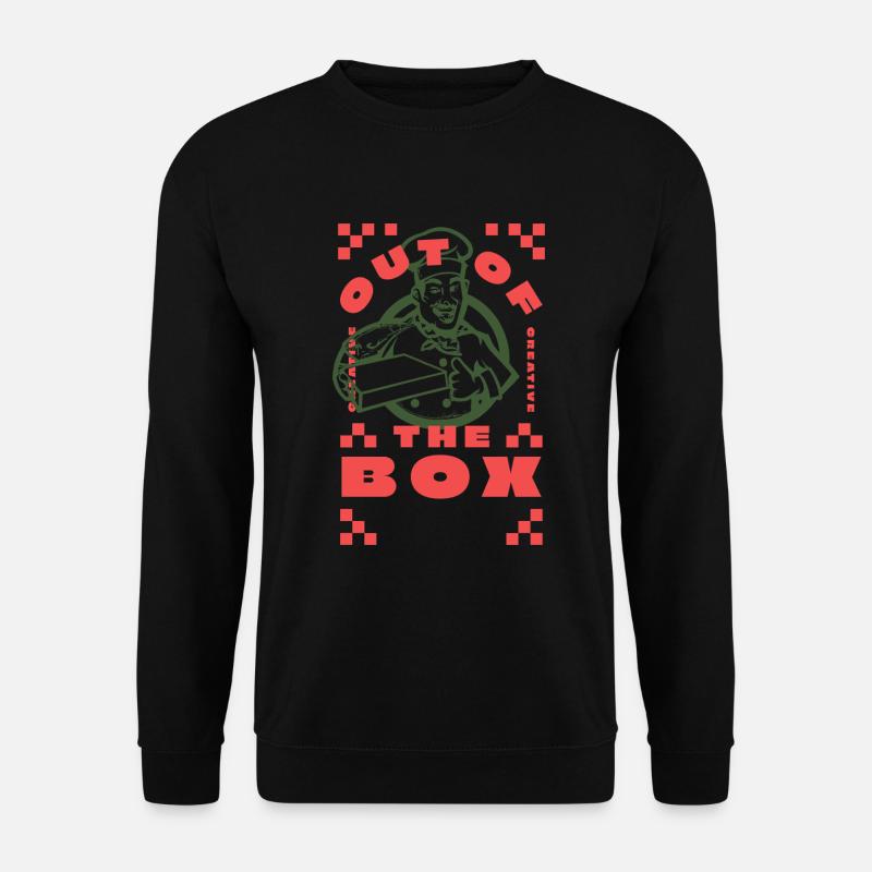Out of the box - Unisex Pullover - Schwarz