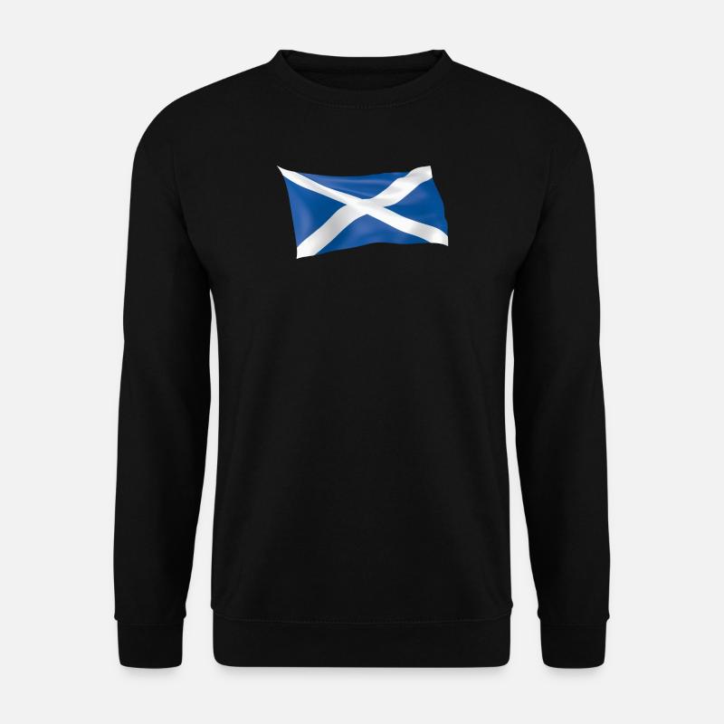 Drapeau écossais pour l’Ecosse - Sweat-shirt Unisexe - noir