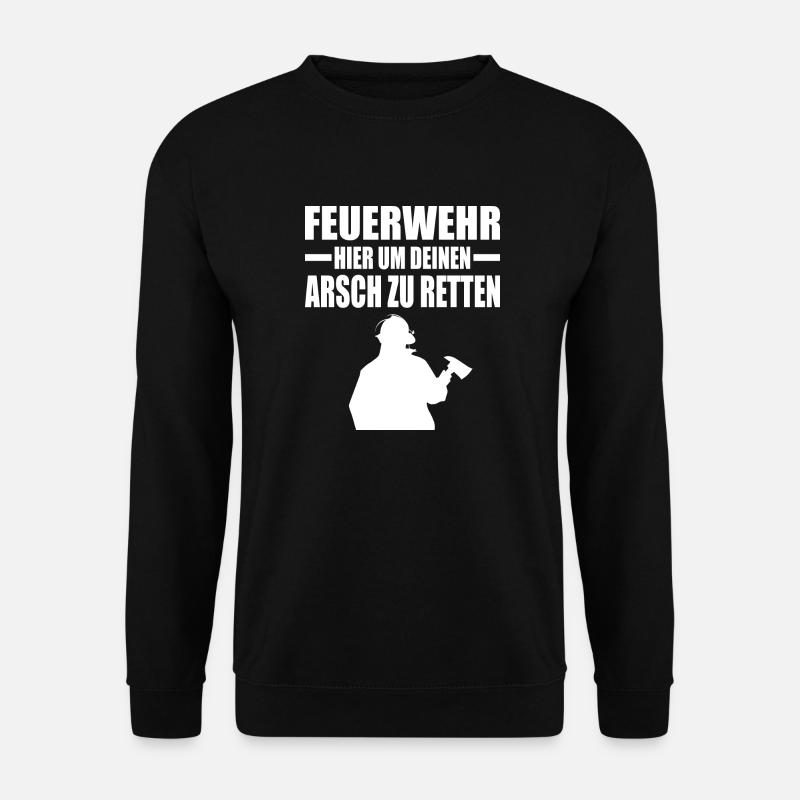 Feuerwehr - Unisex Pullover - Schwarz
