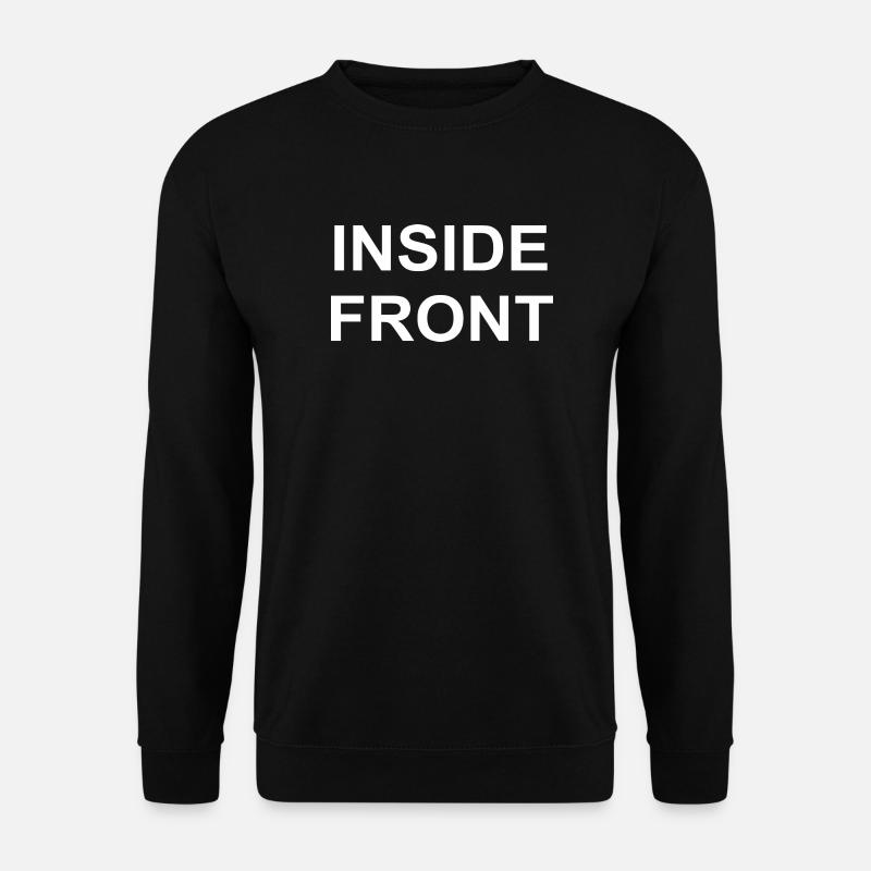 Innenseite vorne Neoprenanzug inside front - Unisex Pullover - Schwarz