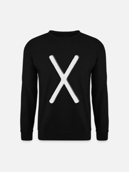 Futhark Runic Alphabet Gebo - Unisex Sweatshirt - black