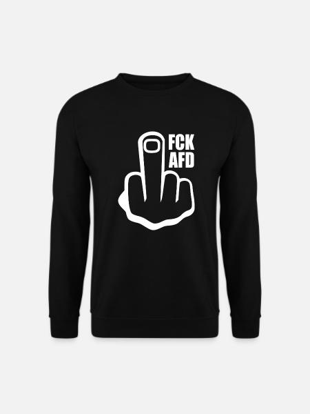 Fck afd - Unisex Pullover - Schwarz