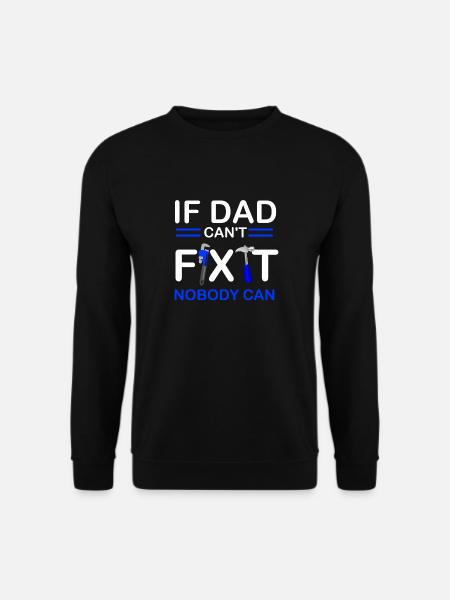 Father's Day gift father paternity - Unisex Sweatshirt - black