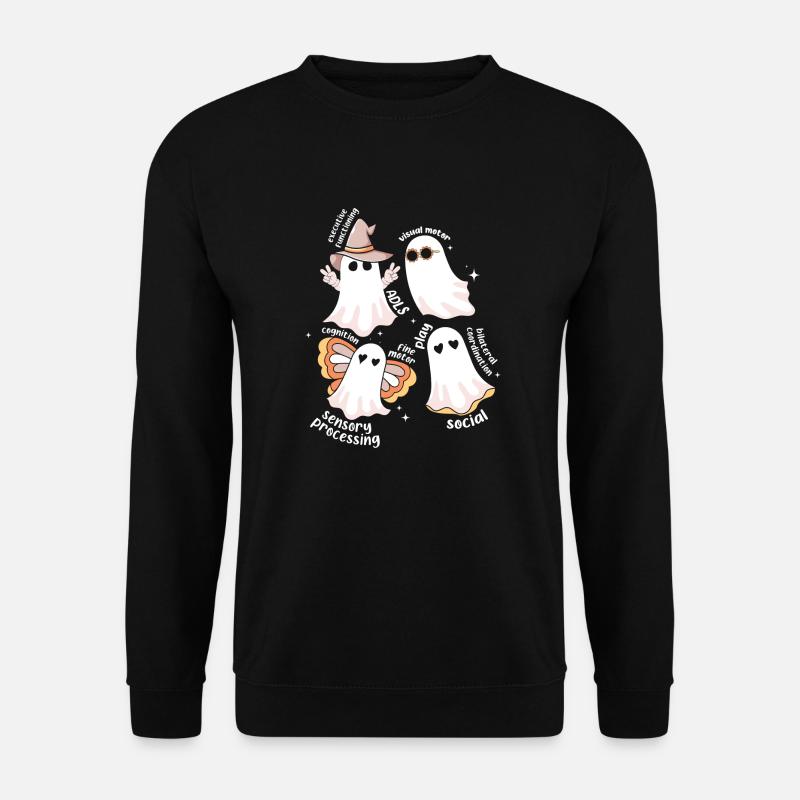Schädel Skelett Skull Horror Halloween Geschenk - Unisex Pullover - Schwarz