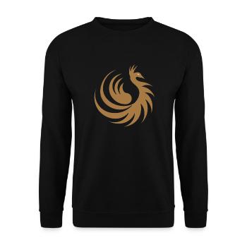 VIPES - Unisex Sweatshirt - black - Front - Alina (178cm) & Michal (187cm)
