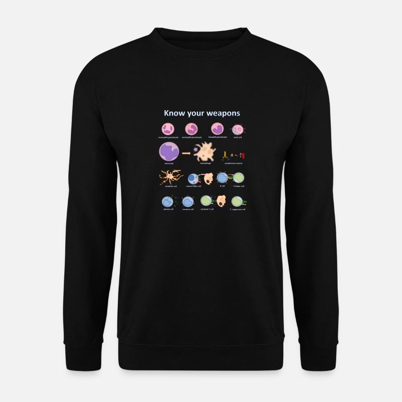 Immune system - Unisex Pullover - Schwarz