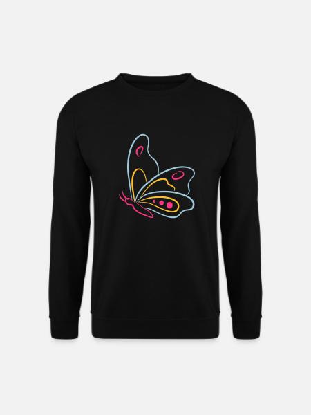 butterfly - Unisex Sweatshirt - black