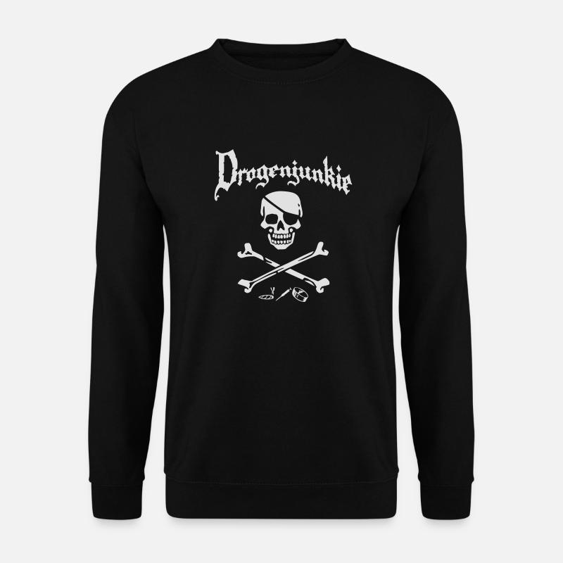 Drogenjunkie - Unisex Pullover - Schwarz