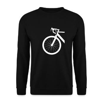 FAHRRAD GROSS - Unisex Pullover - Schwarz - Vorne - Alina (178cm) & Michal (187cm)