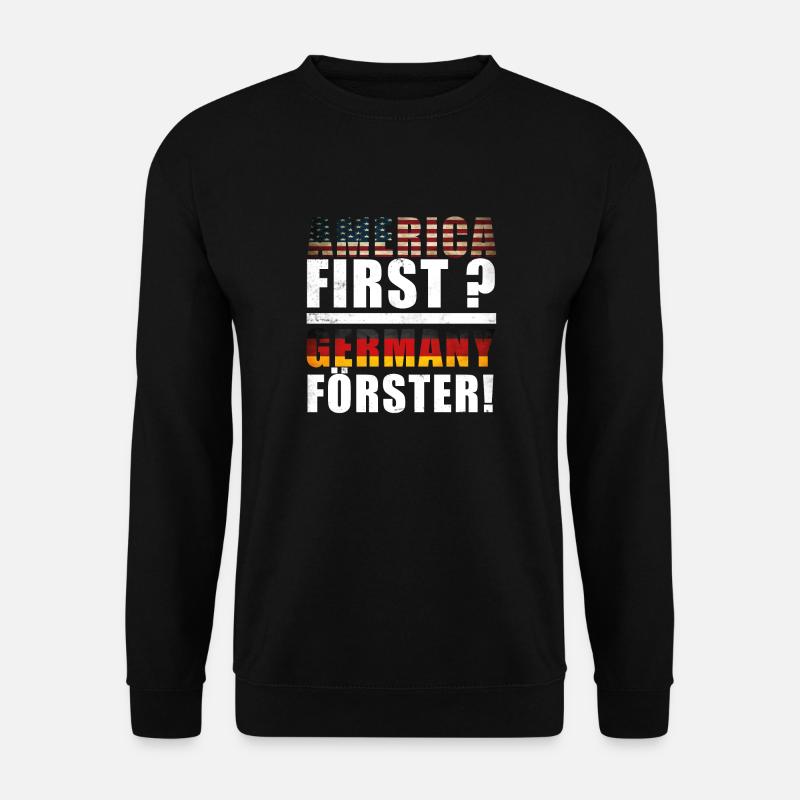 America First Germany - Unisex Pullover - Schwarz