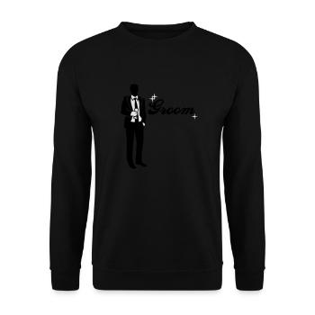 Marié - Équipe - Bride - Sweat-shirt Unisexe - noir - Devant - Alina (178cm) & Michal (187cm)