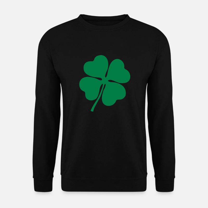 kleeblatt - Unisex Pullover - Schwarz