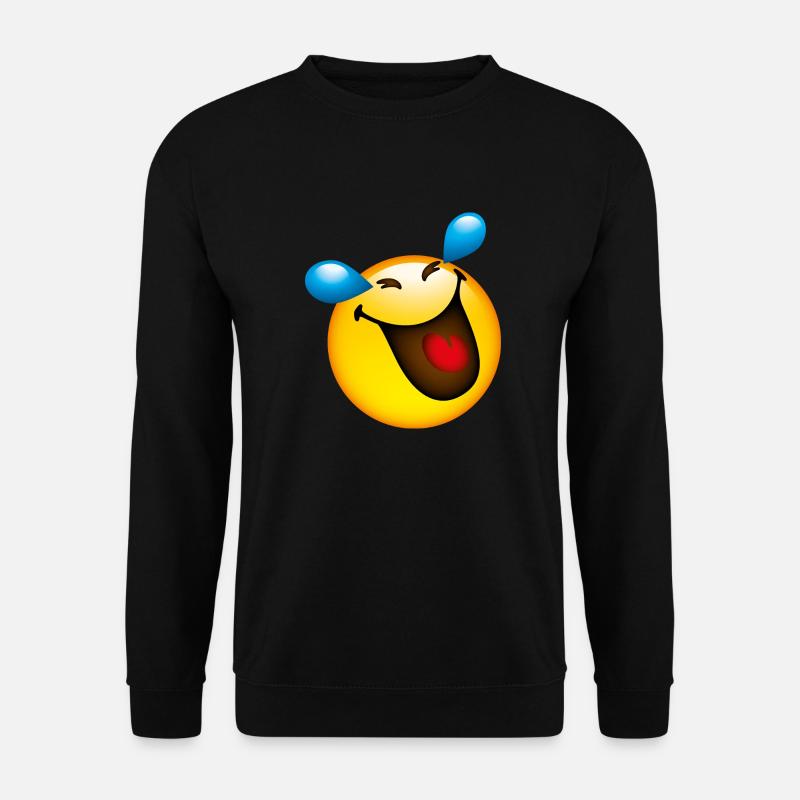 Smiley Smile - Unisex Pullover - Schwarz