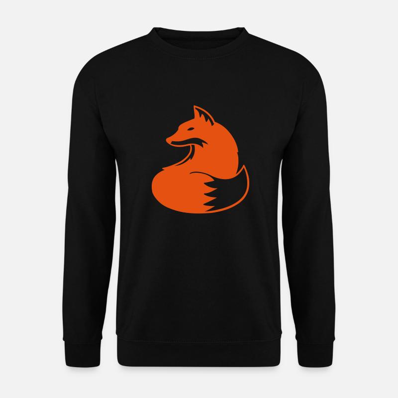 fox_001 - Unisex Pullover - Schwarz