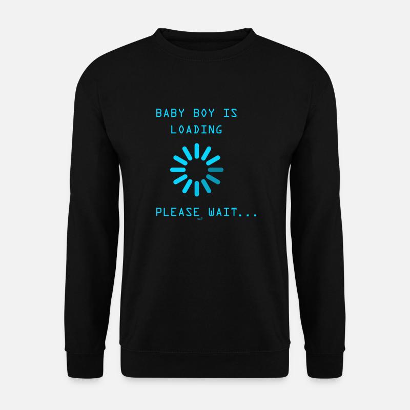 Baby Boy loading - Unisex Sweatshirt - black