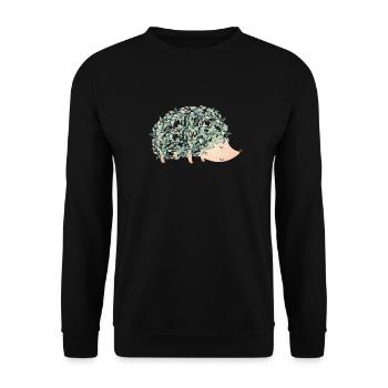 Hérisson - Sweat-shirt Unisexe - noir - Devant - Alina (178cm) & Michal (187cm)