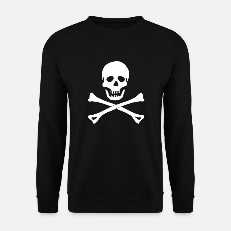SKULL CROSS BONES CROSSBONES - Unisex Sweatshirt - black