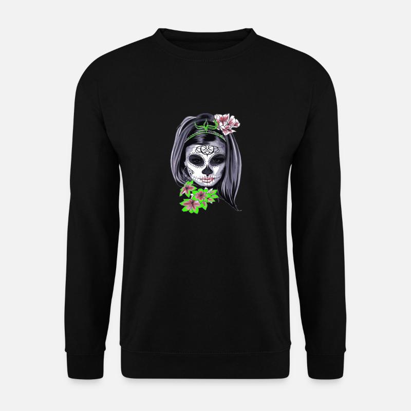 Masking for Mardi Gras - Unisex Sweatshirt - black