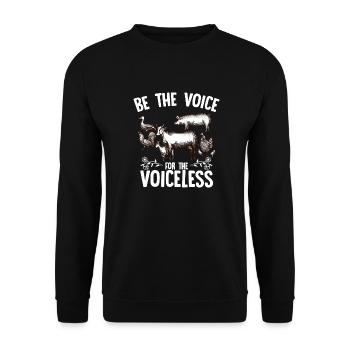Végétalien fruits éco-végétariens végétalien cadeau rengaine - Sweat-shirt Unisexe - noir - Devant - Alina (178cm) & Michal (187cm)
