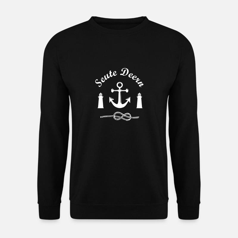 Seute Deern I Plattdeutsch süßes Mädchen - Unisex Pullover - Schwarz