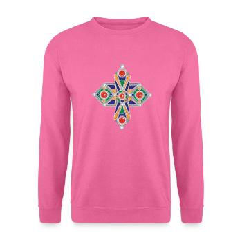 Bijoux kabyle - Sweat-shirt Unisexe - rose - Devant