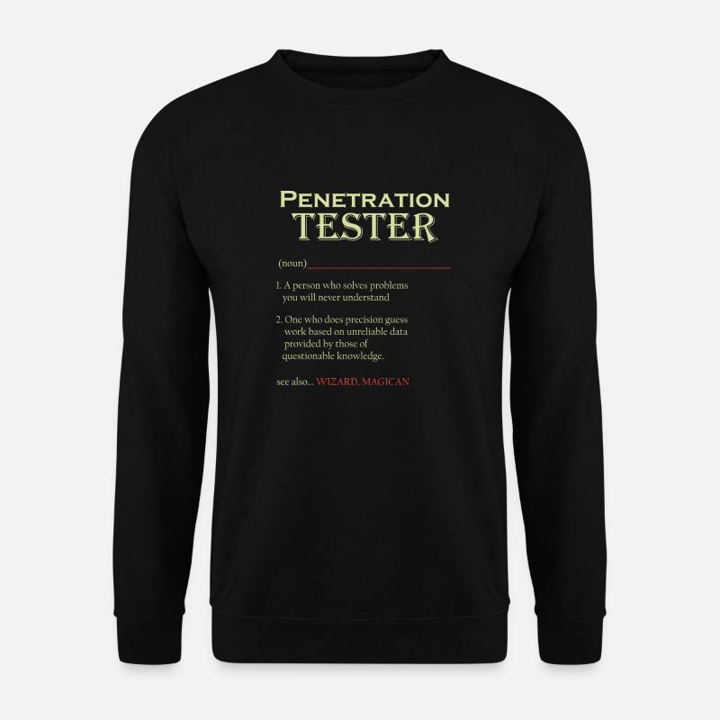 T Shirt Pentester - Unisex Pullover - Schwarz