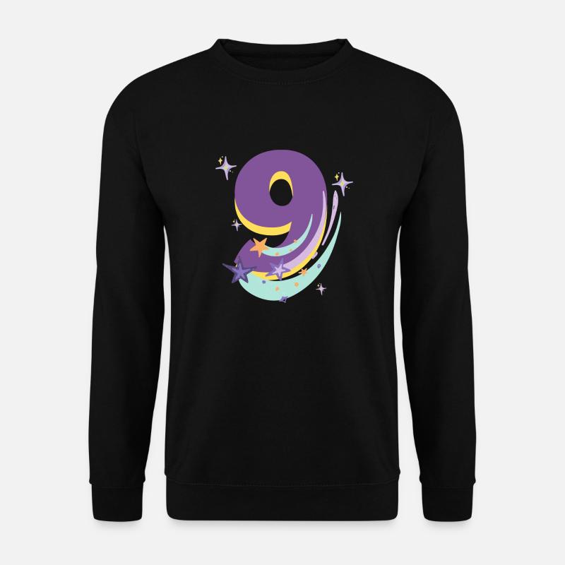 9th Birthday (9-year gift) - Unisex Sweatshirt - black