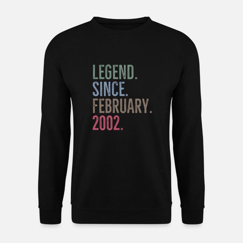 Legend Since February 2002 - Unisex Sweatshirt - black