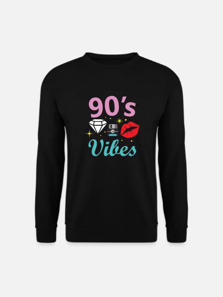 1990s Proverbs 90s Gift Idea - Unisex Sweatshirt - black