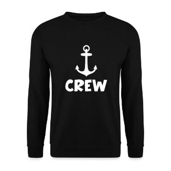 Sailing Crew - Unisex Sweatshirt - black - Front - Alina (178cm) & Michal (187cm)