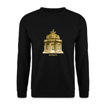Bayreuth Sun Temple Hermitage Franconia Bavaria - Unisex Sweatshirt - black - Front - Alina (178cm) & Michal (187cm)