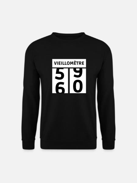 anniversaire 60 ans - Sweat-shirt Unisexe - noir