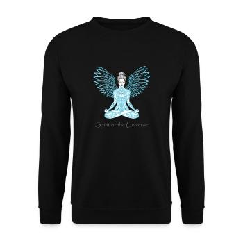 Spirit of the Universe - blue - Unisex Pullover - Schwarz - Vorne - Alina (178cm) & Michal (187cm)