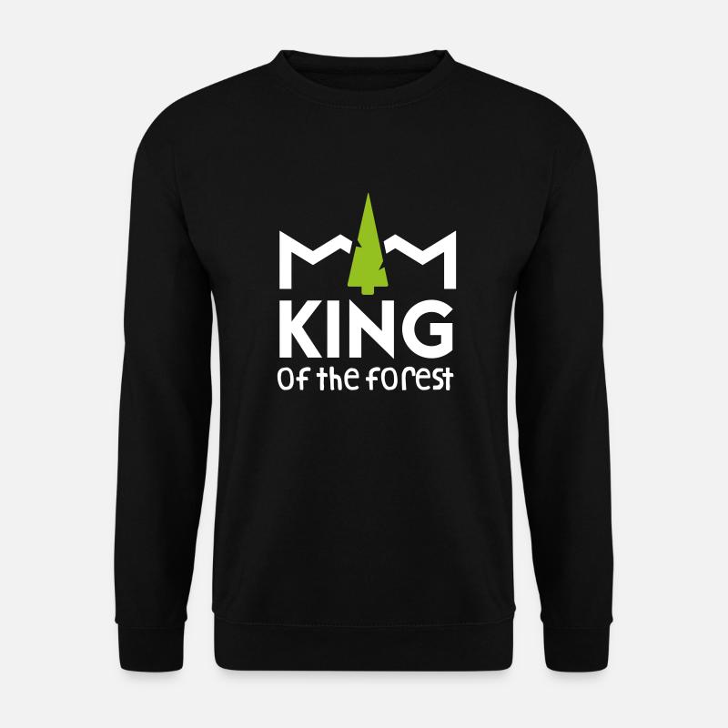 Roi de la forêt - Sweat-shirt Unisexe - noir