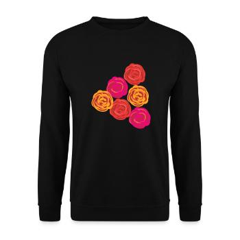 Florist Flower Plant Nature Gardener - Unisex Sweatshirt - black - Front - Alina (178cm) & Michal (187cm)