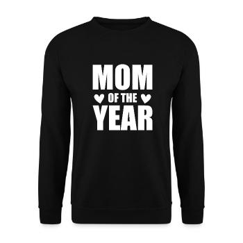 Mother Saying Gift Mom Mother's Day - Unisex Sweatshirt - black - Front - Alina (178cm) & Michal (187cm)
