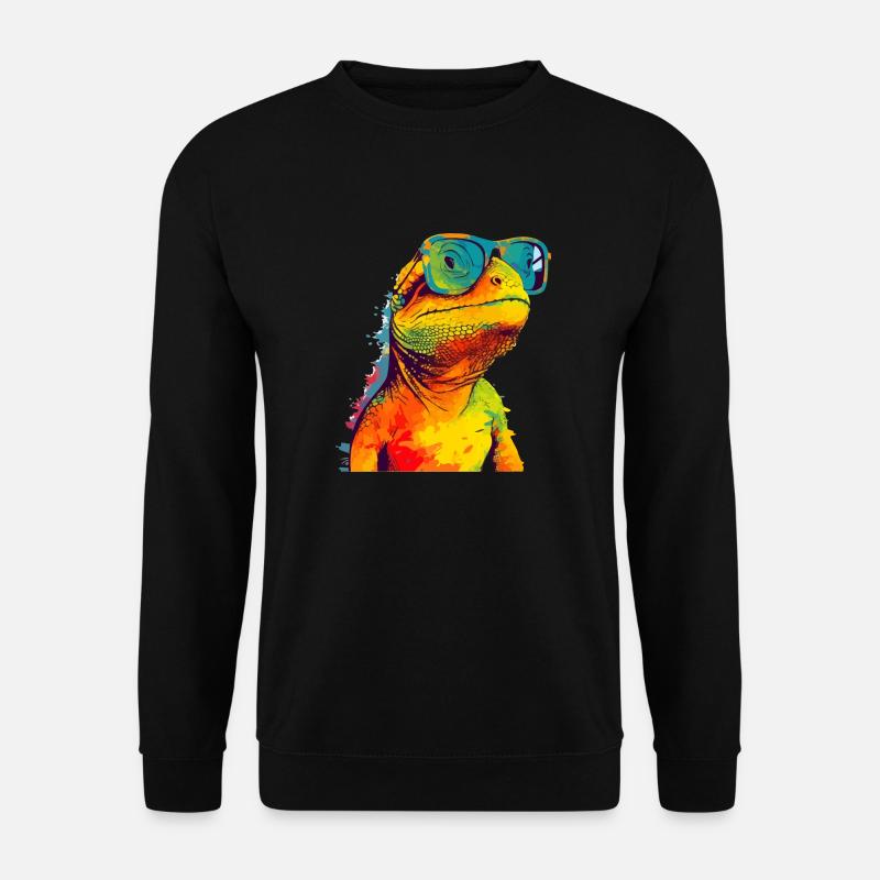 Stein the lizard - Unisex Sweatshirt - black
