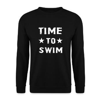 Triathlon Natation Bike Run Marathon - Sweat-shirt Unisexe - noir - Devant - Alina (178cm) & Michal (187cm)