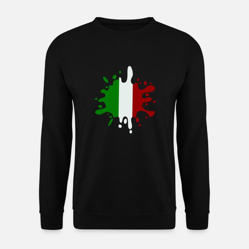 farbklecks italien - Unisex Pullover - Schwarz