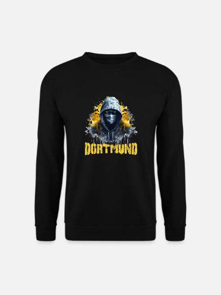 Dortmund T-Shirt für Dortmunder Ultras - Unisex Pullover - Schwarz